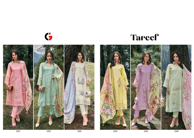 Tareef By Gull Jee Designer Embroidered Russian Silk Salwar Kameez Wholesale Price In Surat
